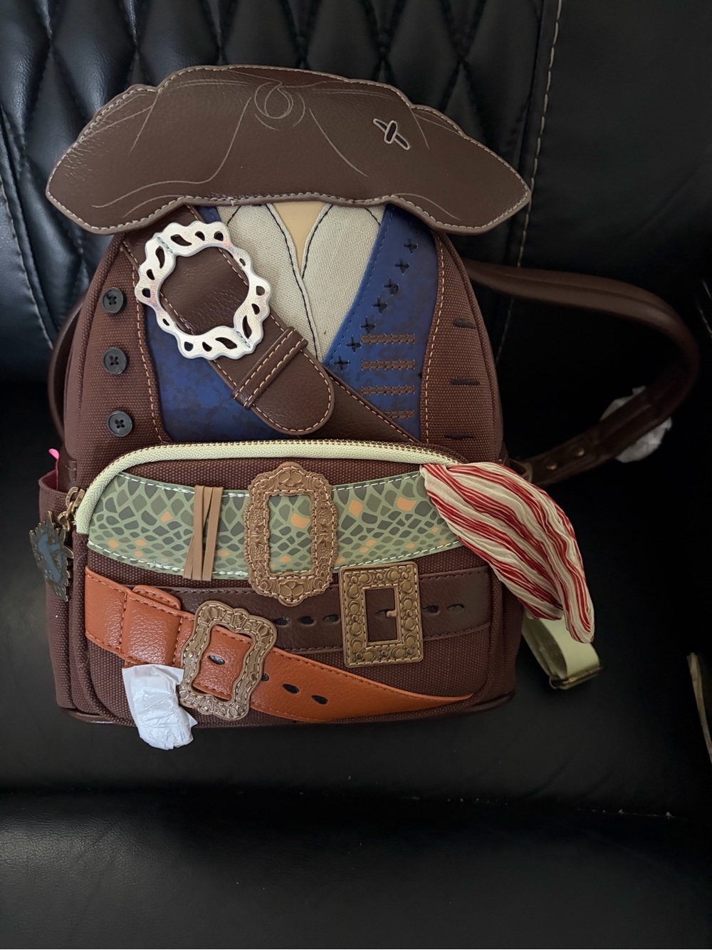 Pirates of the Caribbean Jack Sparrow Cosplay Mini Backpack